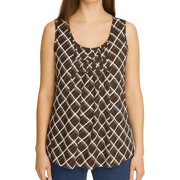 Kim Rogers sleeveless top, Size Large, NWT - Picture 1 of 7